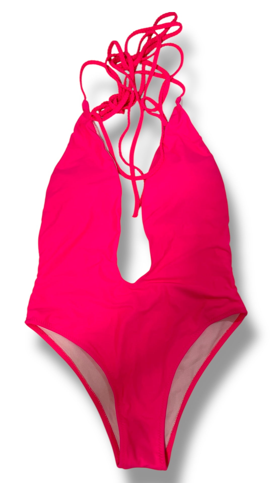 Animal Print Bandeau Bikini Set – Adjustable Tie Design