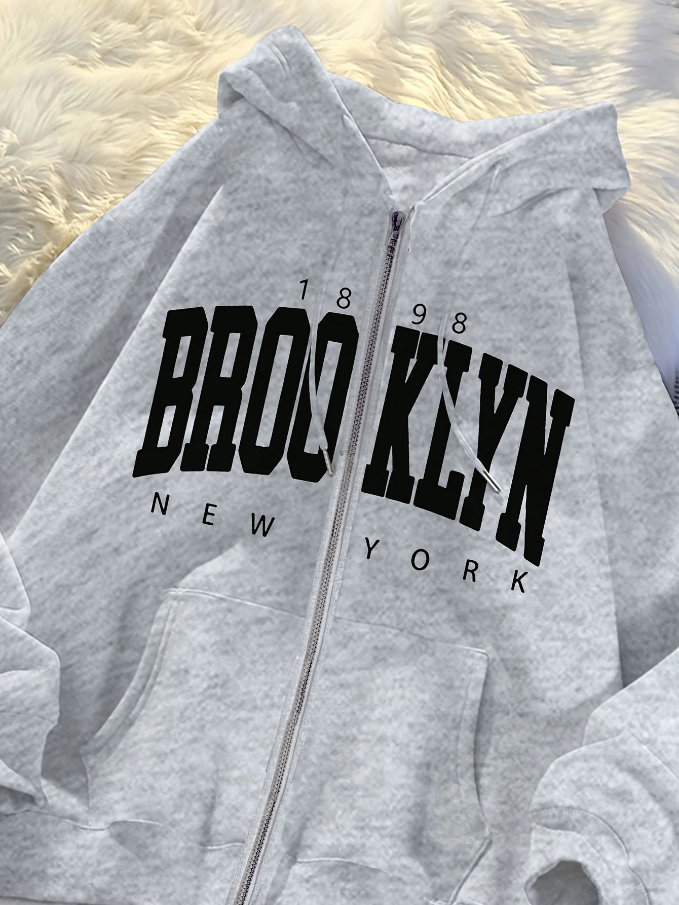 Men’s Classic Zip-Up Fleece Hoodie – Casual Winter Comfort (Black)