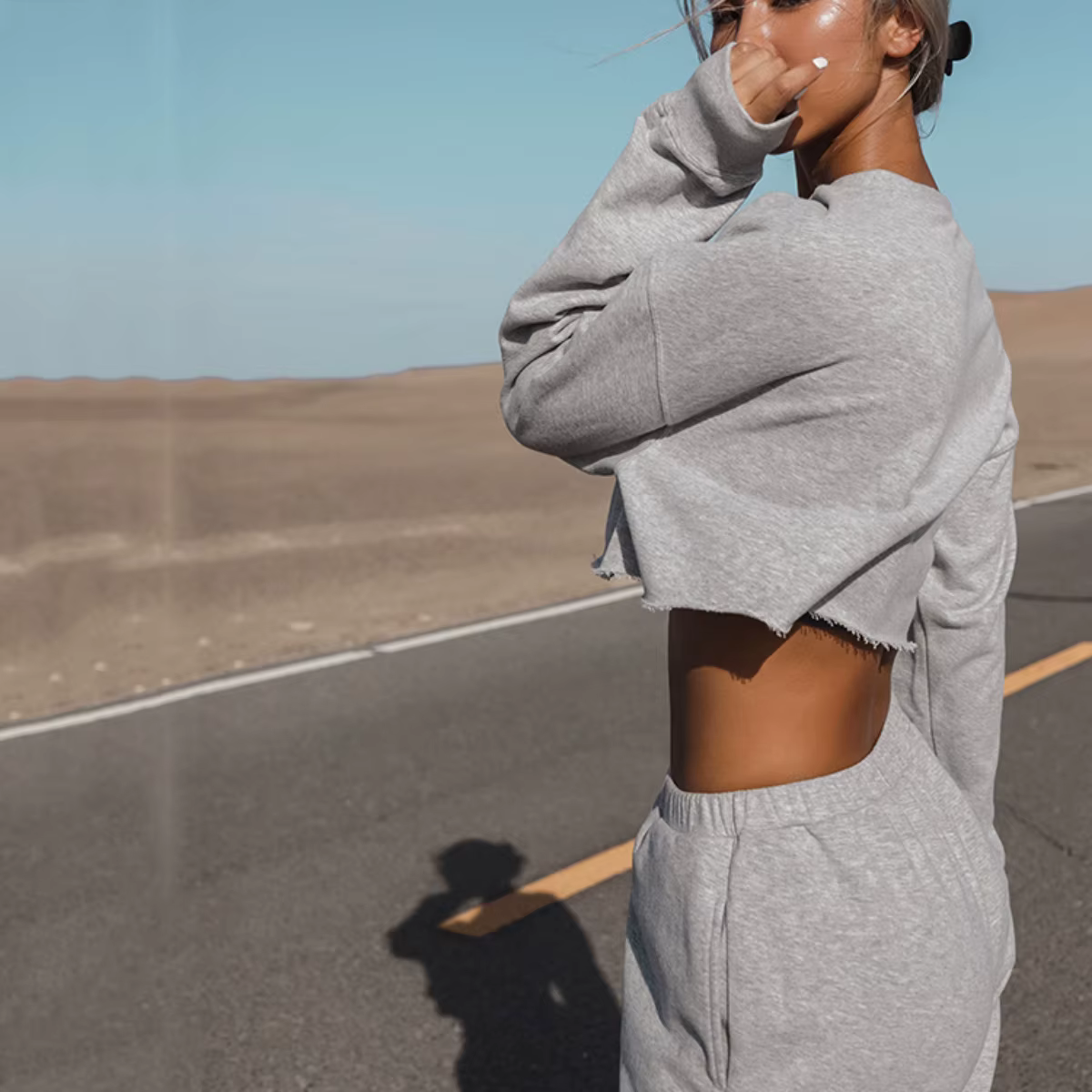 2025 Autumn New Women's Casual Loose Sports Hoodie Set 2-piece Set