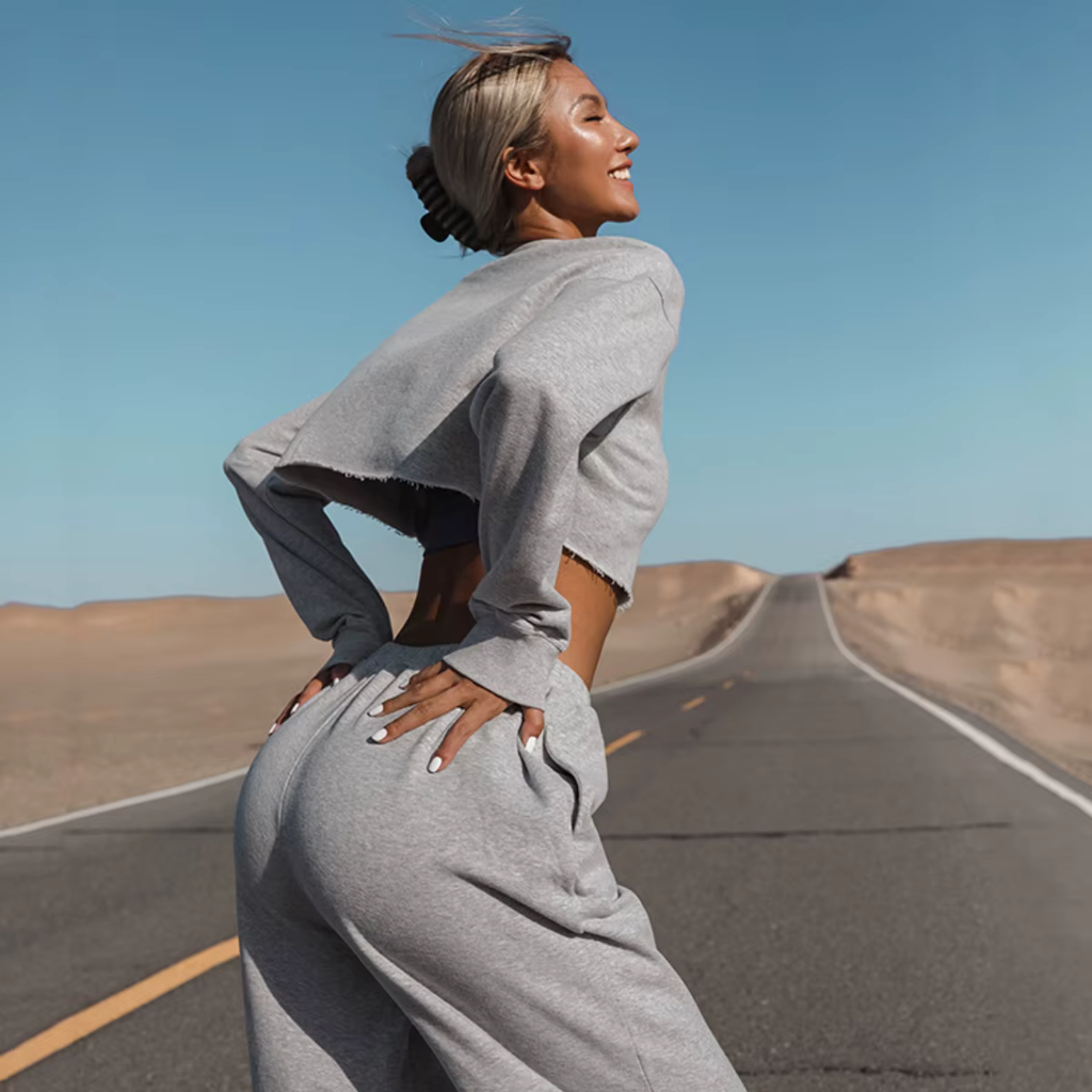 2025 Autumn New Women's Casual Loose Sports Hoodie Set 2-piece Set