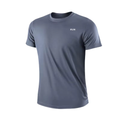 Men's Quick Dry Short Sleeve Gym Running Moisture Wicking Round Neck Shirt Training Exercise Gym Sport Shirt Tops Lightweight