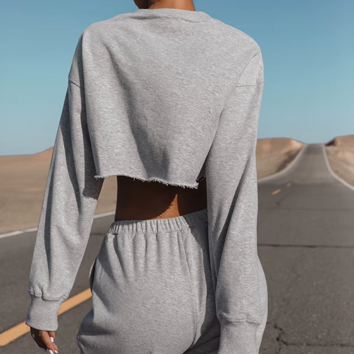 2025 Autumn New Women's Casual Loose Sports Hoodie Set 2-piece Set