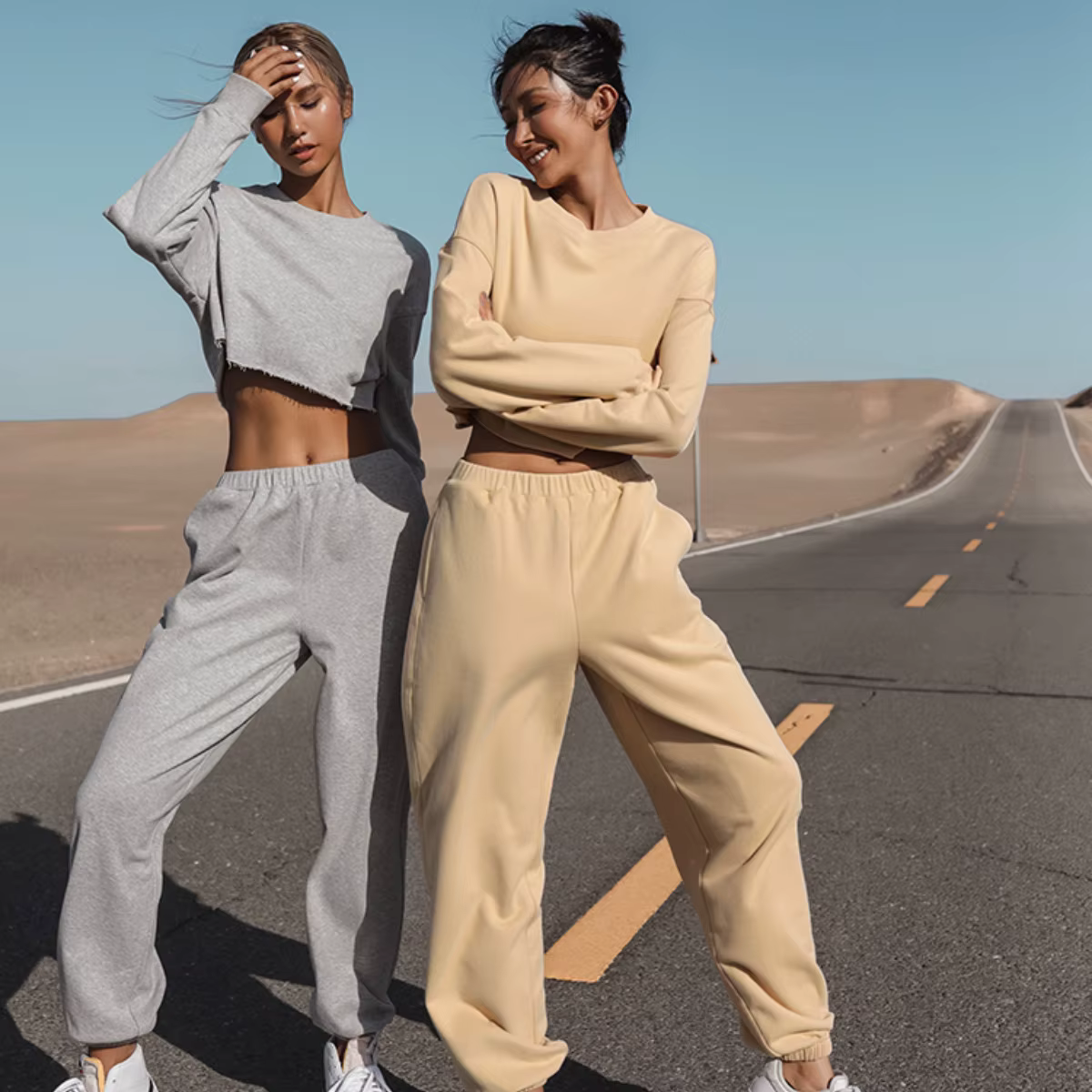 2025 Autumn New Women's Casual Loose Sports Hoodie Set 2-piece Set