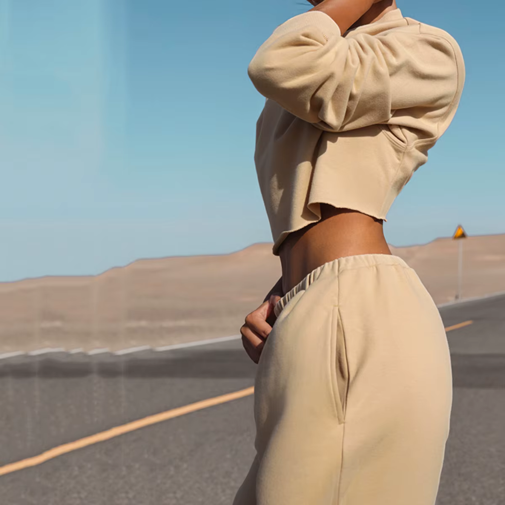 2025 Autumn New Women's Casual Loose Sports Hoodie Set 2-piece Set