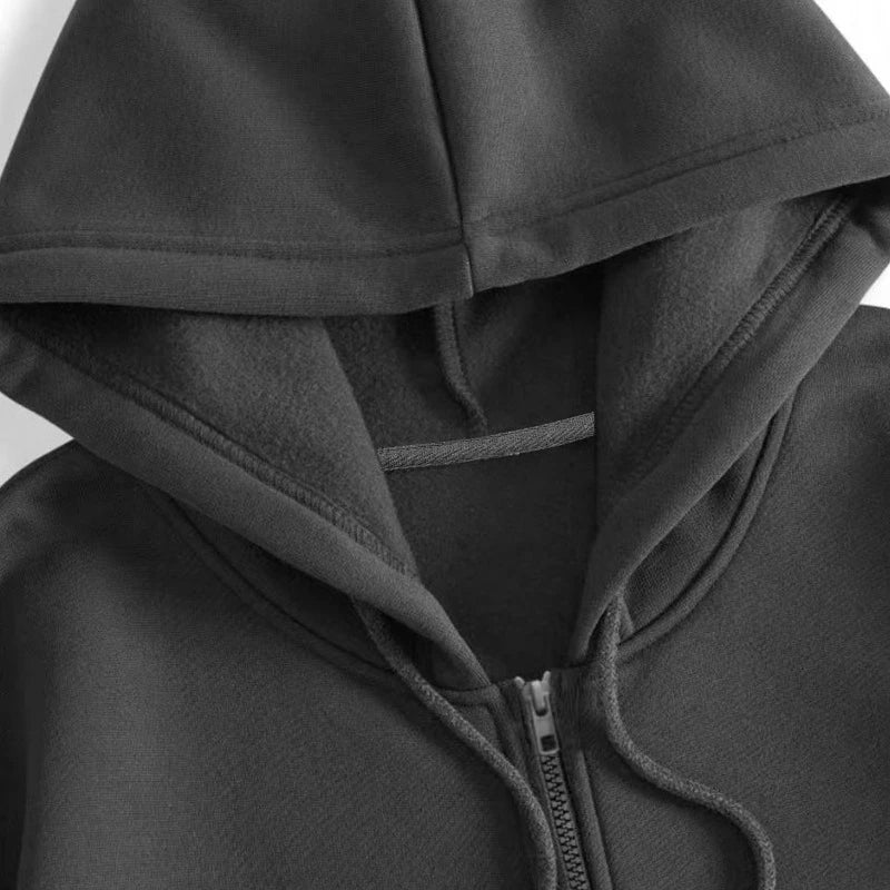 Unisex Zip-Up Hoodie – Soft Fleece, Casual Fit, Streetwear Style (Multiple Colors)