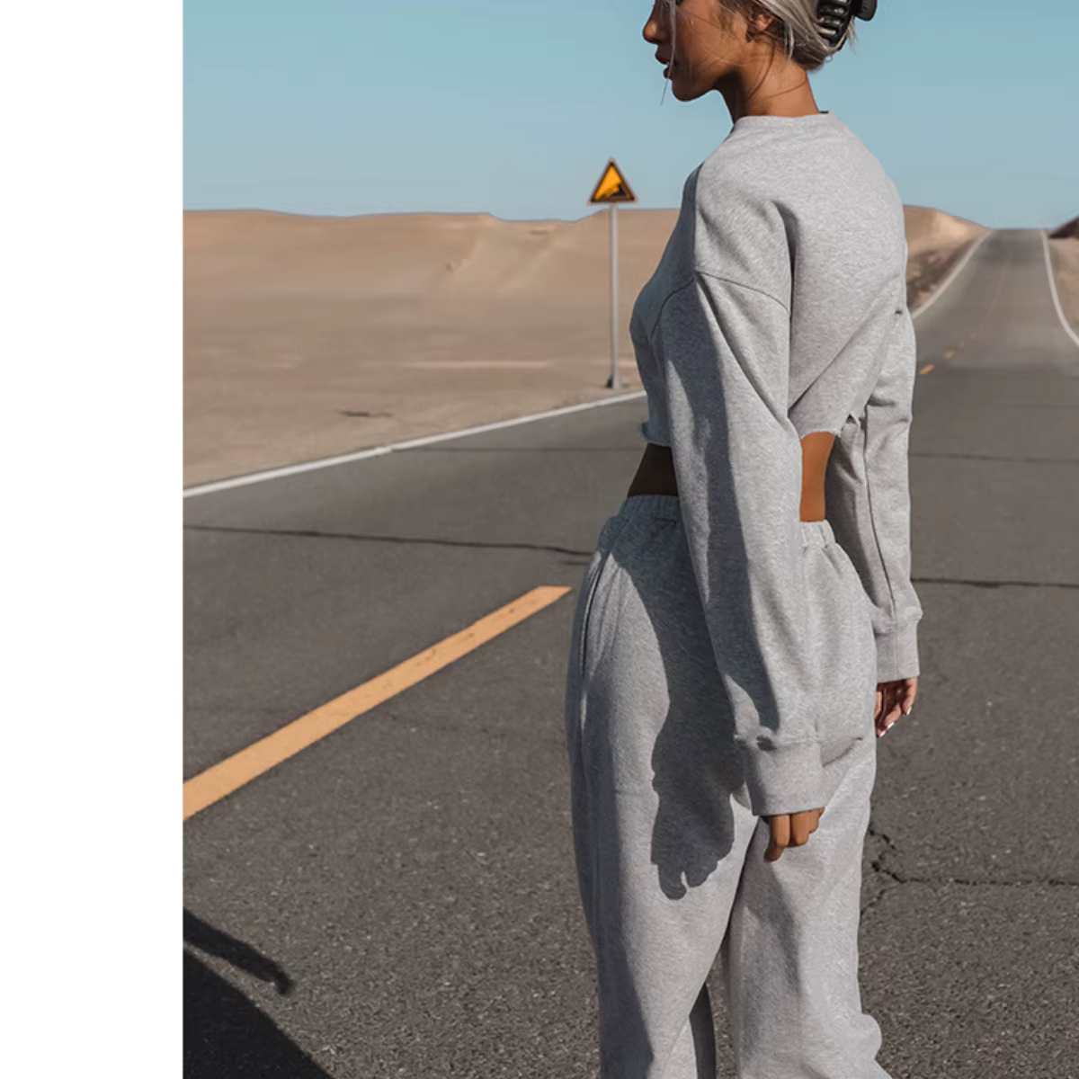 2025 Autumn New Women's Casual Loose Sports Hoodie Set 2-piece Set