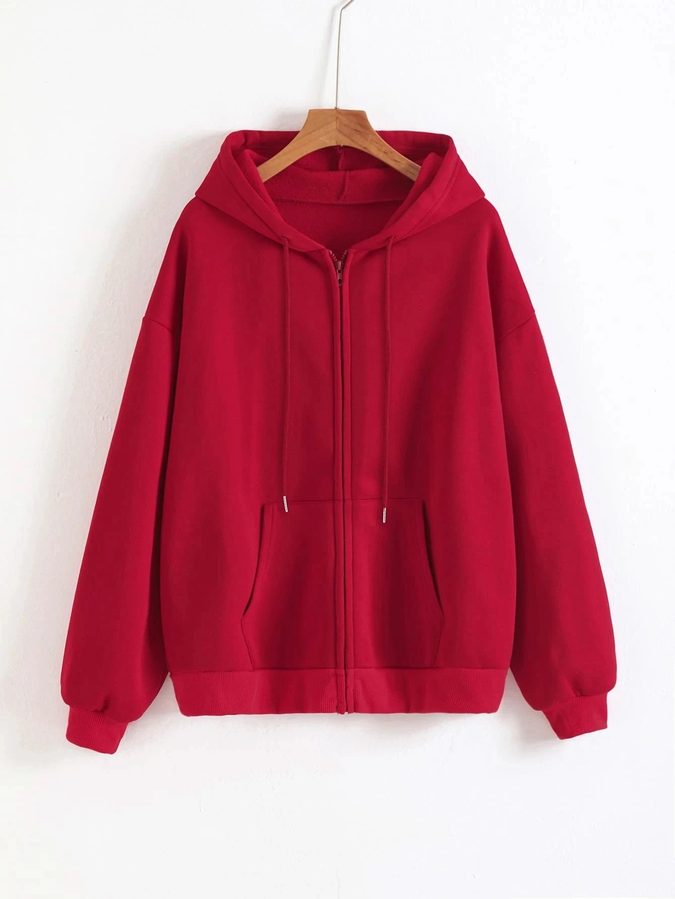 Women’s Fleece Zip-Up Hoodie – Soft Casual Jacket (Multiple Colors)