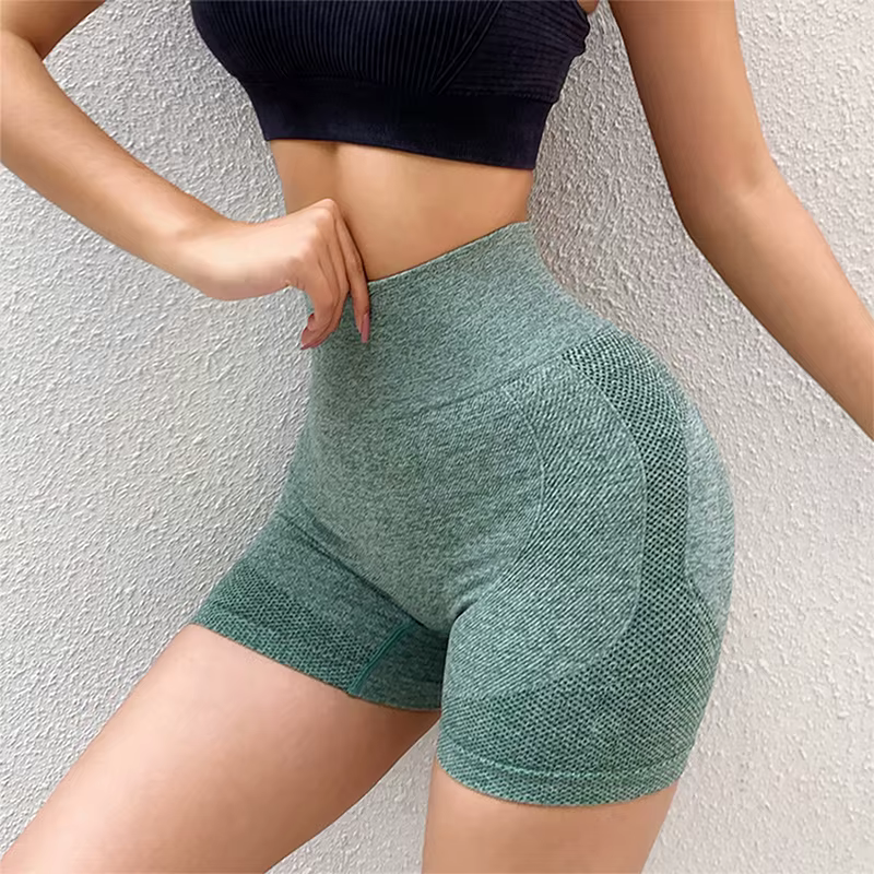 Women Shorts Sports, Fitness High Waist Push Up Gym Shorts